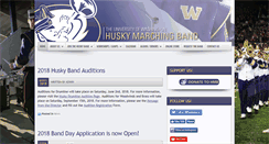 Desktop Screenshot of huskymarchingband.org